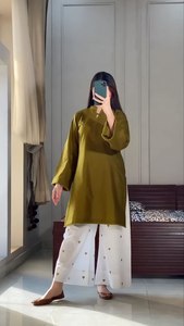 Salwar Kameez Listo para Usar, Tela de Rayón Pesado, Bordado Completo, Largo hasta el Suelo, Corte Regular, Secado Rápido, Estilo Moderno para Fiesta - Product Image 5