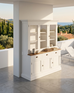 Dominic - Mueble de Almacenamiento Moderno de Madera de Teca Ecológica, Duradera y de Alta Calidad, con Diseño de 6 Puertas para Cocina y Comedor - Product Image 4