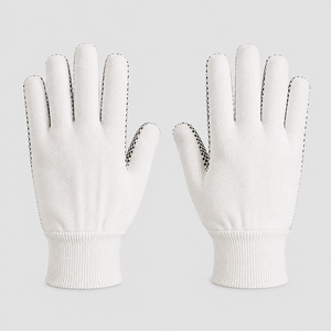 Gants antidérapants en PVC à pois, dotés d'une construction flexible, d'un ajustement confortable et d'une adhérence améliorée pour la manutention et l'emballage des matériaux - Product Image 3