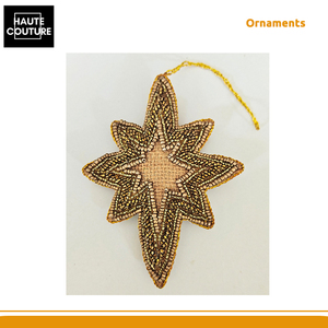 Proveedor de la India de Adornos Festivos Colgantes con Estrellas Bordadas a Mano a un Precio Nominal para Compradores al por Mayor - Product Image 2