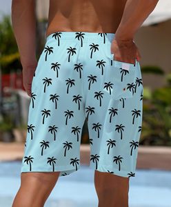 Custom Sublimation <b>Men</b> <b>Shorts</b> 100% Polyester Eco-Friendly Quick-Drying Breathable <b>Woven</b> Mid Drawstring - Product Image 2