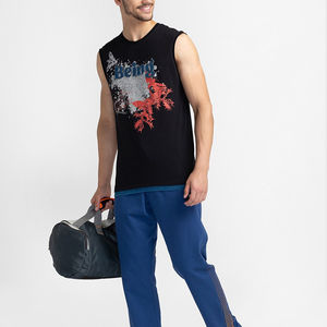 Camiseta sin Mangas para Hombre, Personalizada, Deportiva, 100% Algodón, Estilo Vintage, en Oferta - Product Image 6