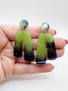 ต่างหูเรซิ่นงานศิลปะ ทำมือ วัสดุงานฝีมือ DIY สำหรับตกแต่งของขวัญ เครื่องประดับเรซิ่นทำมือ อุปกรณ์งานฝีมือตกแต่ง - Product Image 3
