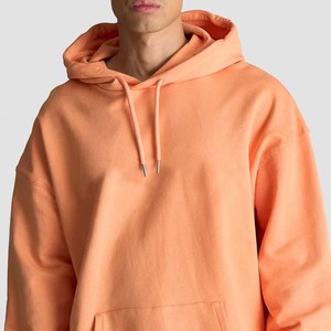 Sudadera con Capucha Extra Grande para Hombre, Color Sólido, Algodón French Terry, Estilo Casual para Otoño, Diseño con Bolsillos, Corte Regular - Product Image 2