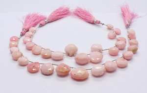 Cuentas de Ópalo Rosa Facetadas en Forma de Corazón AAA de 10-15 mm, Cuentas de Ópalo Rosa Natural en Forma de Corazón de 8 Pulgadas, Cuentas de Ópalo Rosa Sueltas - Product Image 5