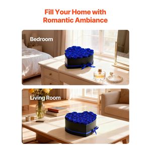 Fiori Eterni: 27 Rose Fresche Conservate in Scatola a Forma di Cuore, Bouquet Immortale per Compleanno, Regalo Perfetto per Moglie - Product Image 6