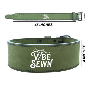 Ceinture de musculation en cuir avec boucle en alliage pour l'exercice, l'entraînement, le soutien lombaire et le powerlifting en salle de sport - Product Image 5