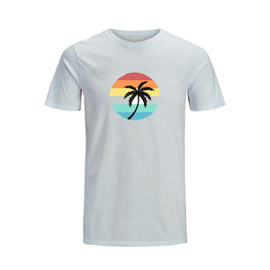 T-shirt décontracté à manches courtes pour homme, coupe régulière, en jersey 100% coton épais, vierge, personnalisable par broderie, impression DTF, DTG ou sérigraphie - Product Image 1