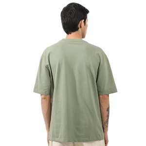 Camiseta de algodón personalizada de alta calidad para hombre, tela de punto bordada de gran tamaño, estilo informal transpirable de Bangladesh - Product Image 2
