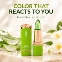 VIBELY Rouge à lèvres hydratant réactif à la température à l'extrait d'aloès, baume à lèvres coloré, maquillage cosmétique