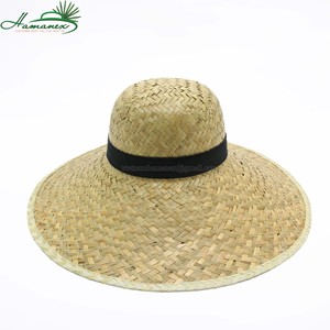 หมวกฟางเส้นปาล์มสีเหลืองใหม่ฤดูใบไม้ผลิ/ฤดูร้อนหมวกแจ๊สแบบลำลองระบายอากาศได้ดีอุปกรณ์เสริมเข็มขัดสำหรับตกปลาชายหาดท่องเที่ยว - Product Image 1