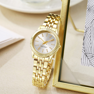 2644 Nouvelles montres pour femmes d'affaires en or à la mode en gros - Product Image 1