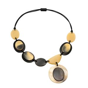 Collar con colgante de joyería de cuerno de búfalo clásico hecho a mano, forma de Animal de Color Natural, tamaño personalizado, gran oferta de glowin fashion - Product Image 4