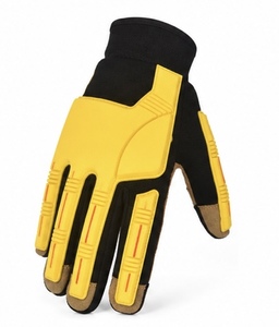 MUBASHAR PRO GRIP INTERNATIONAL Practical <b>Workwear</b> Impact Resistant <b>Gloves</b> Modern Ergonomic Design Nitrile Palm Coating - Product Image 1
