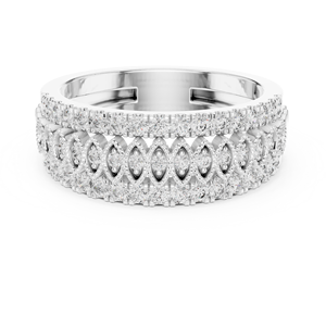 แหวนหรูหรา10K แหวนชุบทองหรูหราสำหรับผู้หญิงเครื่องประดับแฟชั่นที่ได้แรงบันดาลใจจากการออกแบบเหมาะสำหรับงานแต่งงานของขวัญหรือชุดลำลอง - Product Image 4