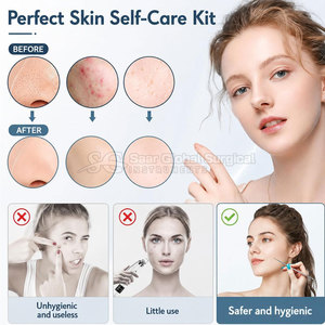 Portable Blackhead <b>Remover</b> Kit With Fine Tip Tools For Gentle Facial Cleaning Daily Skincare And Pore Care Blackhead <b>Remover</b> Kit - Product Image 2