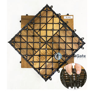 กระเบื้องพื้นไม้กระถินณรงค์สำหรับภายในและภายนอกอาคารแบบประกบกันได้ - Product Image 4