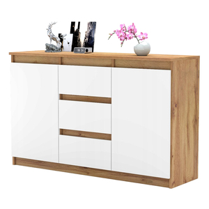 Buffet Modulaire Moderne de Luxe en Bois Massif avec Tiroirs et Portes de Rangement (3 pieds) pour Salon et Mobilier d'Hôtel - Product Image 3