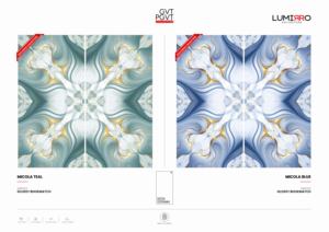 Azulejos de Porcelana de Primera Calidad con Acabado Brillante, Diseño Bookmatch, Tamaño 60x120cm, 600x1200mm, 24x48 Pulgadas, Losas con Aspecto de Mármol para Paredes y Pisos Interiores de Lujo - Product Image 3