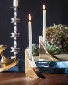 Porte-bougie artisanal en laiton doré de qualité supérieure - Centre de table de luxe finition or pour mariages, Pâques et événements festifs 1 - Product Image 5