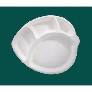 High Strength Plastic Mess Tray Plates for Institutional Kitchens - Product Image 1