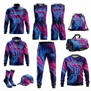 Diseña tus Propios Uniformes de Baloncesto Transpirables Estampados, Gran Venta, Nuevo Diseño, Uniforme de Baloncesto de Verano, Juego Completo - Product Image 5