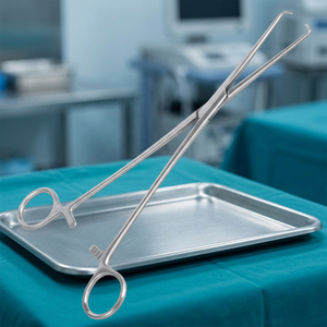 Forceps chirurgical Schroeder Tenaculum pour chirurgie générale, manuel, en acier inoxydable, certifié CE Classe I - Product Image 2