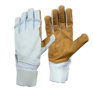 Gants de frappeur de baseball en cuir professionnels personnalisés, durables, à adhérence souple, ambidextres, respirants, respectueux de l'environnement, équipement de protection des mains - Product Image 4