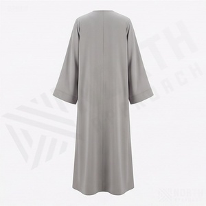 Nouvelle robe islamique pour femmes grande taille, style Abaya, en polyester, longueur au sol, respirante, légère, Nida de qualité supérieure, vente en gros - Product Image 2