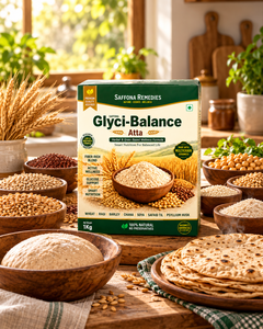Mélange de farine de céréales entières et de graines Saffona Glyci Balance Multigrain Atta - Product Image 4