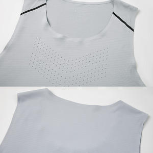 Sports Polyester Boy's Muscle <b>Singlet</b> Sleeveless Travel Vest Gym <b>Mens</b> Tank Top Bodybuilding Fitness Running Custom Logo Tank Top - Product Image 4