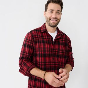 Chemise en flanelle pour homme entièrement personnalisable, en coton, manches longues, unie, décontractée, boutons en corne, 2 poches, respirante, chemise d'été pour homme - Product Image 5