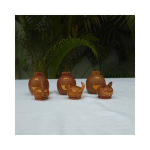 Hien Luong Vietnam Artisanat Boîtes à épices en bois massif - Durables, écologiques, imperméables et faciles à nettoyer, vente en gros OEM/ODM - Product Image 5