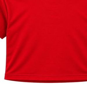 Camiseta Corta Roja PDK para Mujer, con Logotipo Bordado en Dorado 1923, Cuello Redondo, Manga Corta, Ropa Casual de Moda para Mujer - Product Image 5