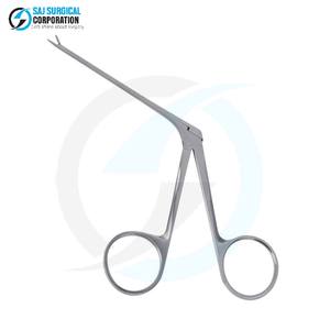 Pinzas Aurales Henckel, Instrumento Quirúrgico Manual Reutilizable de Acero Inoxidable, Certificado CE, para Examen y Tratamiento ORL - Product Image 3