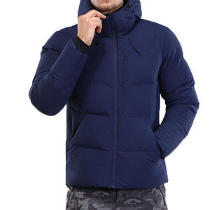 Fully Customized Men's <b>Waterproof</b> Canvas Puffer <b>Jackets</b> Polyester Wadding Filled <b>Winter</b> DDP Shipping - Product Image 1