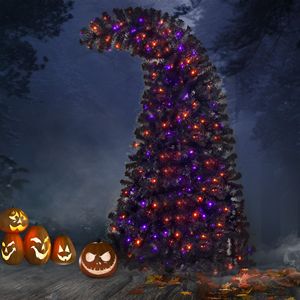 Árbol de Navidad Artificial de Abeto Curvado de 6 Pies, Estilo Grinch, 1.080 cm, Decoración Navideña - Product Image 1