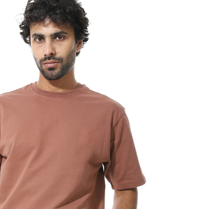 Ensemble T-shirt et short pour homme personnalisé, 100% coton biologique, col rond surdimensionné, qualité supérieure, ensemble deux pièces pour homme - Product Image 3