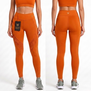Nuevos Leggings Deportivos Transpirables de Cintura Alta Modelo 2026 para Mujer - Ropa de Yoga y Fitness Fabricada en Pakistán OEM - Product Image 5