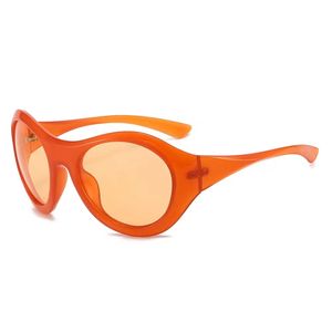 Lunettes de soleil ovales surdimensionnées 2025 – Tendance Y2K Punk pour femmes et hommes – Sports de plein air – Verres PC – Protection UV400 - Product Image 3