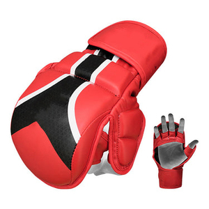 MMA Sparring Gloves Lightweight Adjustable Training Gloves Secure Wrist Closure Comfortable <b>Open</b> Palm Athletic Equipment - Product Image 5