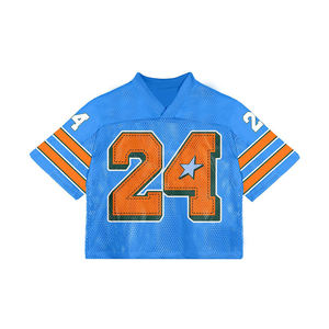 Maillot de football américain en mesh tendance pour le streetwear personnalisé - Product Image 5