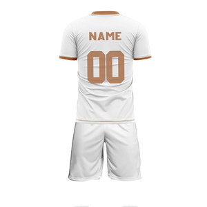 Customized Soccer Shirt Wear Football Kit Quick Drying Football Shirt Football Uniforms Set Sublimated Blue Soccer Jersey - Product Image 5