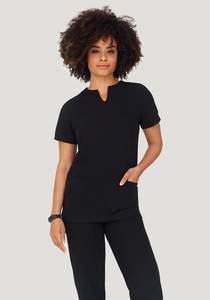 Blouse de laboratoire unisexe Sike personnalisée en coton et polyester tricoté, blanche, haute visibilité, à manches longues, pour médecins et uniformes d'hôpital - Product Image 2
