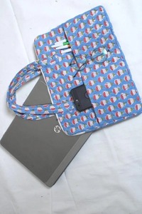 Bolsos de Mano para Portátil Hechos a Mano, Portafolio Ejecutivo de Alta Calidad, Acolchado de Algodón, con Correa para Hombro, Cierre de Cremallera, Moderno, Suave, para Uso Diario - Product Image 5