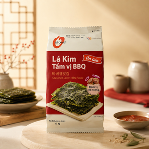 Wholesale O'Food | Korean-Style BBQ Roasted <b>Seaweed</b> <b>Snack</b> | Crispy Seasoned Laver| Ready-to-Eat Multipack | 5g - Product Image 4