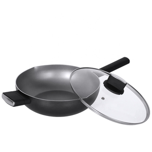 Professional Kitchen Non Stick <b>Wok</b> With Easy Clean Coating Durable Aluminum Body And Stylish Design For Everyday Family Cooking - Product Image 6