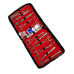 Meilleur prix : Kit d'entraînement à la suture de 26 pièces avec manche de scalpel et lames, pour étudiants en médecine, approuvé CE ISO par Surgiright Instruments - Product Image 5
