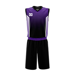 Maillot et short de basket-ball personnalisés, en mesh performant, uniformes de basket-ball de qualité pour hommes - Product Image 1