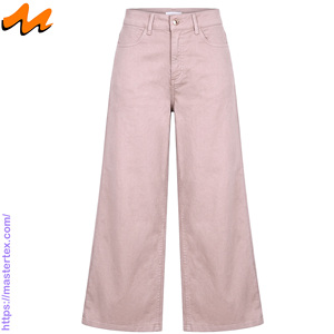 Pantalon baggy Plazo pour femmes avec plis arrière, tissu respirant, décontracté, toutes saisons, coton, poly, élasthanne, 9,29 OZ - Product Image 1
